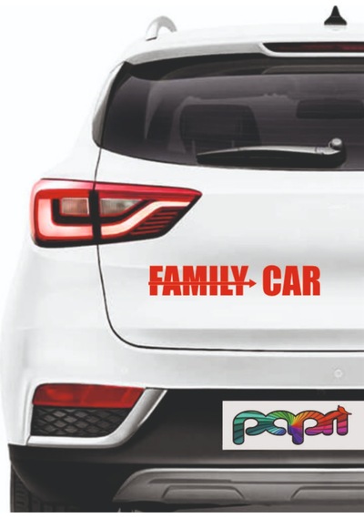 Aile Arabası Sticker