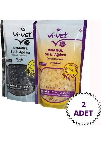 Vi-Vet Granül Sir El Ağdası Natürel 250 G + Siyah 250 G