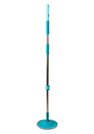 Islak Kuru Su Sıçrama Önleyicili Turbo Disk Mop Set - Mavi
