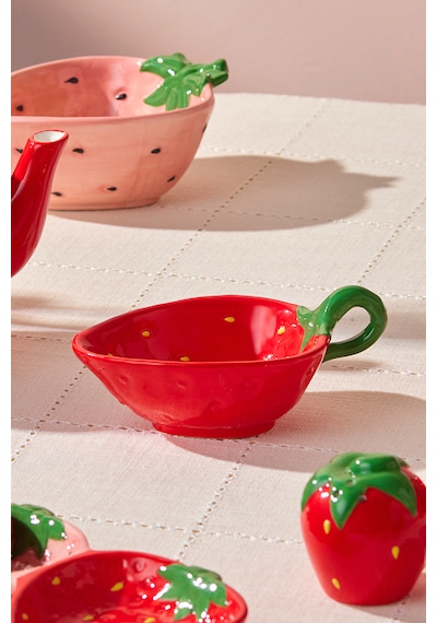 Karaca Strawberry Çerezlik 14 Cm kırmızı