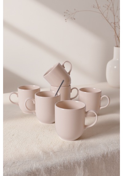 Keramika Krem Ekinoks Kupa 10 Cm 6 Adet 030