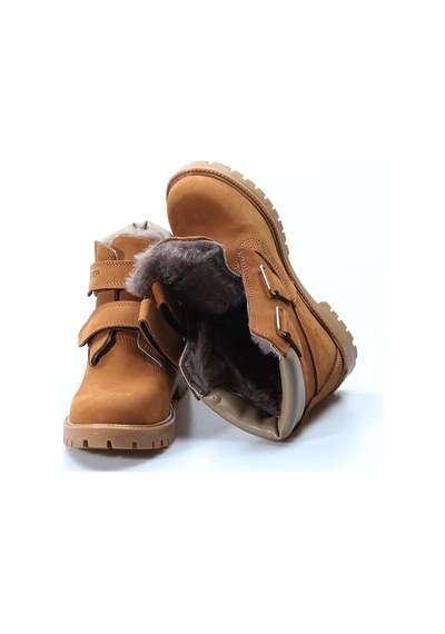 Fast Step Hakiki Deri Kürklü Unisex Çocuk Worker Bot 006kfa1001 001