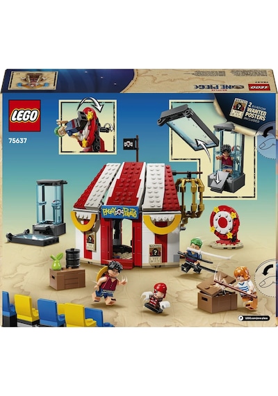 LEGO® ONE PIECE Palyaço Buggy'nin Sirk Çadırı 75637 - 8 Yaş ve Üzeri Çocuklar için Yaratıcı Oyuncak Yapım Seti (573 Parça)