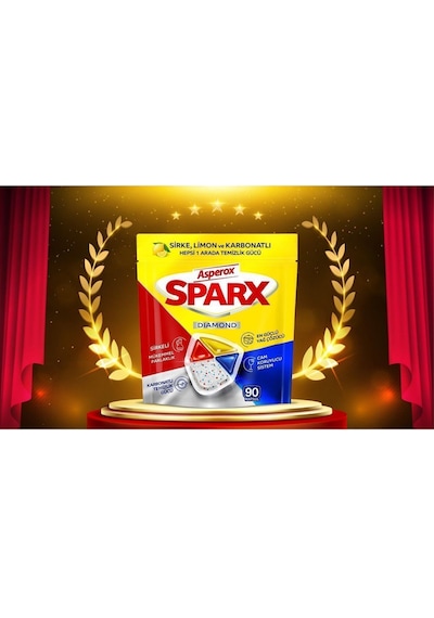 Asperox Sparx Bulaşık Makinesi Deterjanı 2 x 60 Tablet