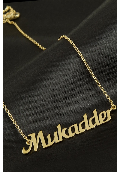 Flzdgnkr Mukadder İsimli Kolye -sarı altın