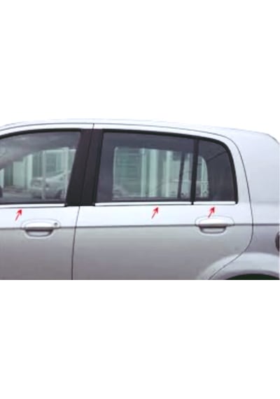 Hyundai Getz Krom Cam Çıtası 6 Prç P.çelik 2002 Ve Sonrası