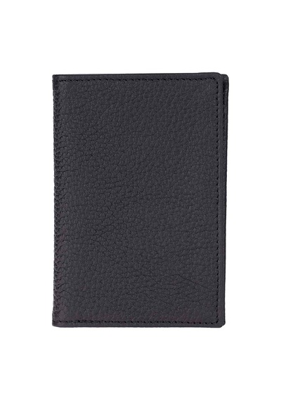 Bloominbag Bloomcard Verta Obsidian Black Hakiki Deri Dikey Kartlık Siyah