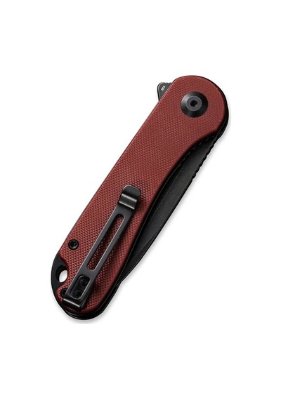 Civivi Elementum Burgundy G10 Handle Black Stonewashed D2 Blade Kamp Çakı Bordo