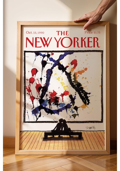 The New Yorker Çerçeveli Tablo October 15 1990