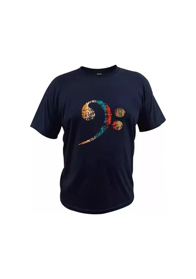 Herşey Nota Fa Anahtarı Unisex Tshirt 001