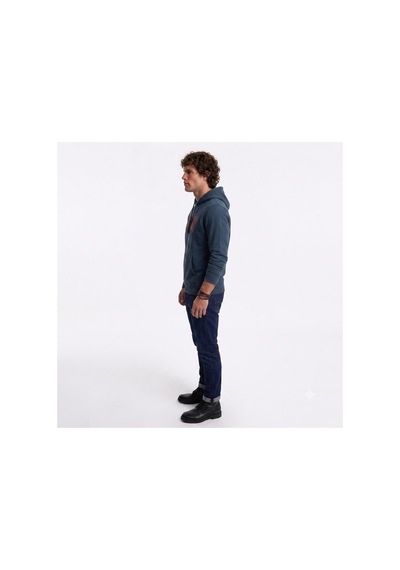 Levi's Pamuk Kapüşonlu Graphic Erkek Sweatshirt Lacivert