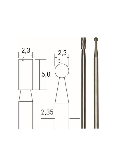 Tungsten Karbürlü Matkap Ve Freze Ucu 2 Li 2.3 Mm Rm 28750