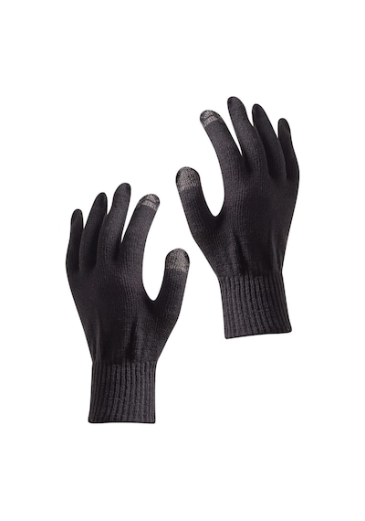 Oil Company Soft Parmak Touch Siyah Eldiven Dokunmatik Parmak Unisex 001