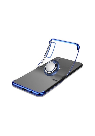 Samsung Galaxy Uyumlu A9 2018 Stantli Köseleri Renkli Seffaf Kilif 318089103 - Renk-Kampanya / Siyah-Nano Ekran Koruyucu(+25 Tl)