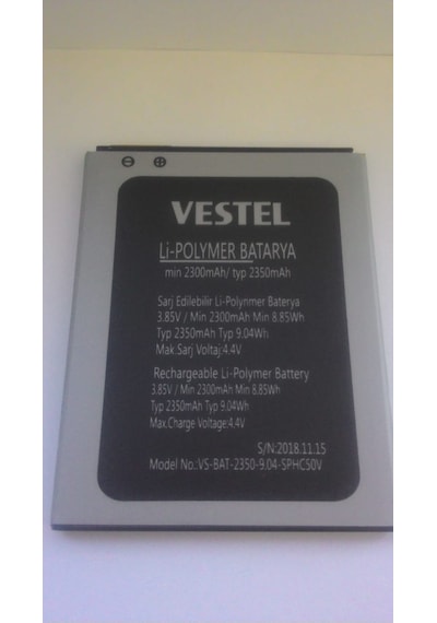 Vestel Uyumlu Venüs E2 Plus Batarya Pil