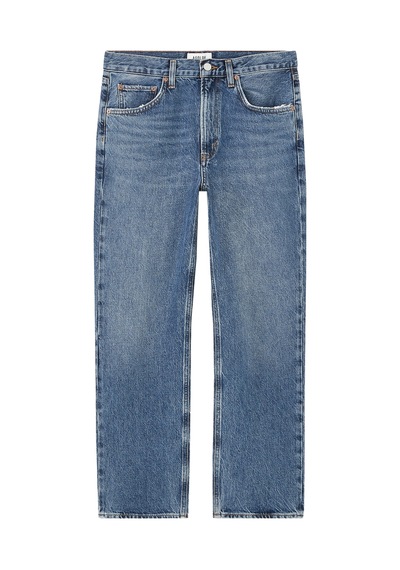 Agolde Vintage Tarzı Rahat Kot Pantolon Mavi