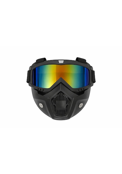 Jet Maske Sarı Renk Siyah-Sarı