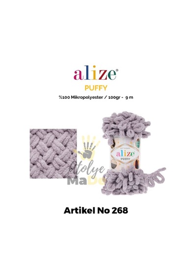 Puffy 268 Örgü Ipi %100 Mikropolyester Metraj 100 Gr - 9 M