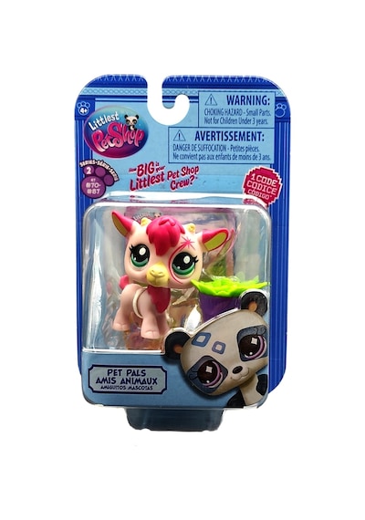 Hasbro Littlest Pet Shop Tekli Figür 00522 G7 84 Pembe Keçi Minişler