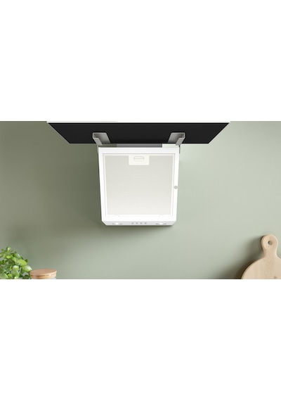 Bosch DWK63PJ20T Beyaz Ankastre Cam Davlumbaz