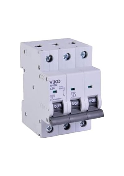 10vtb-3c50 Otomatik Sigorta 10ka C Tipi 3 Kutup 50a