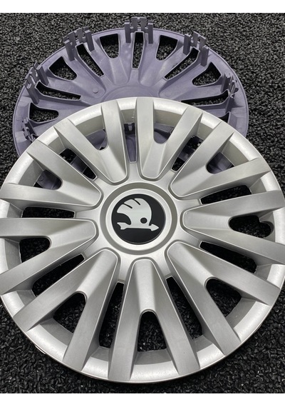 Skoda 15" Inç Inç Kırılmaz Jant Kapağı 4 Adet /5911syhskoda/
