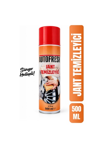 Jant Temizleyici Sprey 500 Ml Yağ, Kir Ve Balata Tozu Sökücü, Parlatıcı Etkili