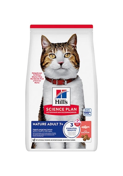 Hills Scıence Plan Mature Adult 7+ Somonlu Yaşlı Kedi Maması 1,5 Kg 105-10054.02