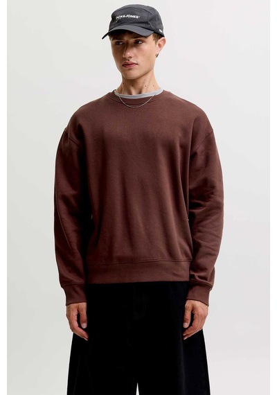 Jack & Jones Jjeace Sweat Crew Neck Noos Kahverengi