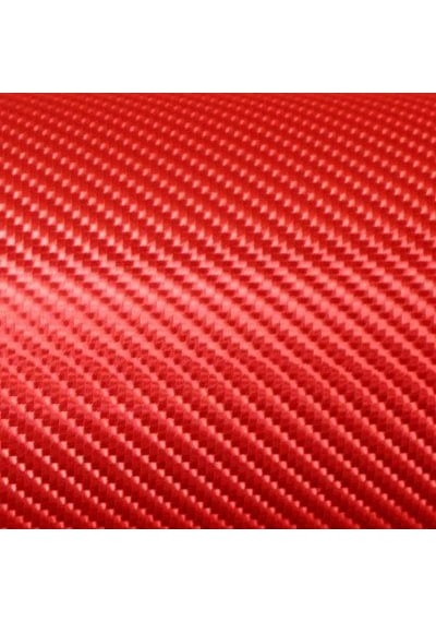 Kırmızı Karbon Kaplama 50 Cm X 127 Cm