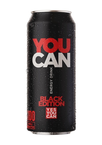 You Can Black Edition Enerji İçeceği 500 ml 12'li