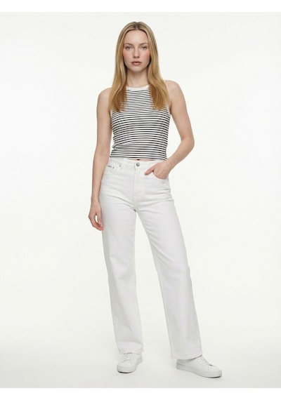 LOFT Bella Regular Fit Kadın Pantolon Lf2042523 Q1.v1 Denim