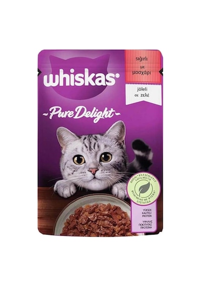 Pouch Pure Delight Jöle İçinde Sığır Etli Yetişkin Kedi Konservesi 85 Gr Tekli Paket