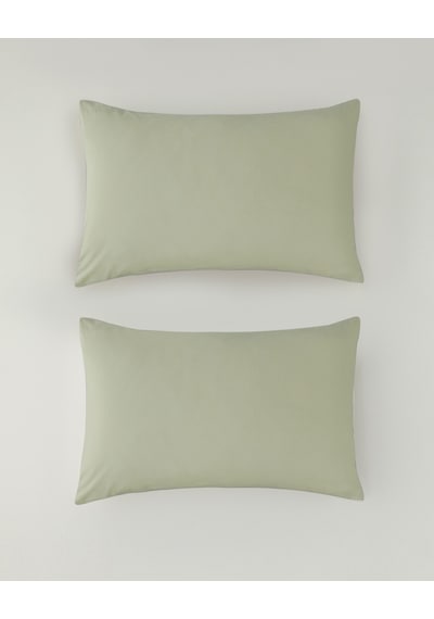 English Home Novella Premium Pamuk Dokulu 2'li Yastık Kılıfı 50x70 Cm Açık Yeşil Açık Yeşil