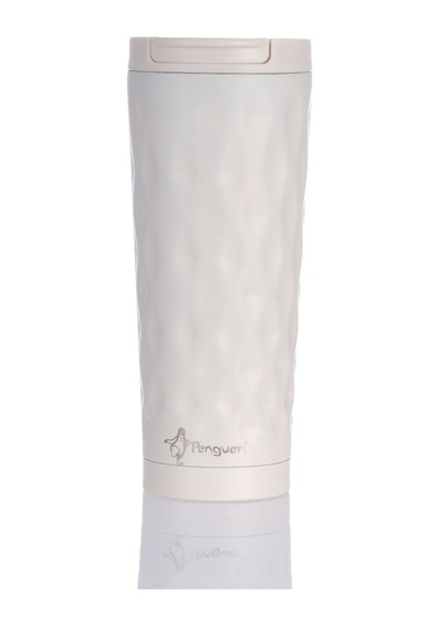 Penguen-3025 Krem Mug Termos 500ml Mavi