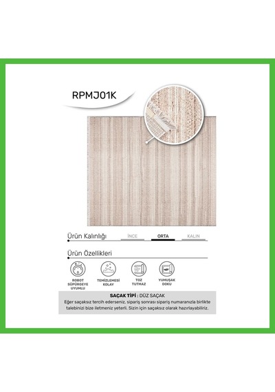 Vaveni Youdayhomecollection Margin Model Halı Ebat: 80x150 Arz Çok Renkli