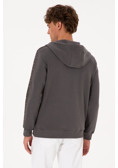 U.s. Polo Assn. Erkek Gri Hırka Örme 50315808-vr024 Gri