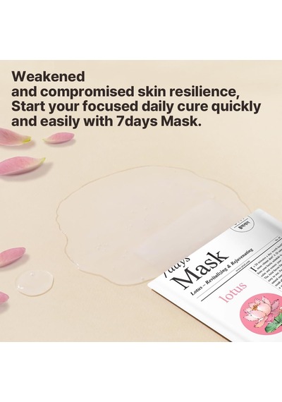 7 Days Mask Lotus N - Canlandırıcı & Cilt Tonu Aydınlatıcı Vegan Maske