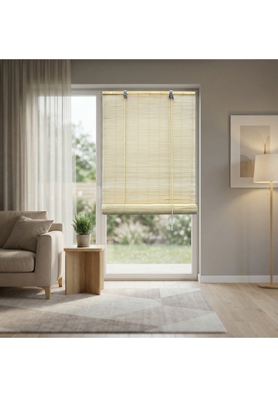 Koçtaş Opp Ahşap Stor Perde Bej 60 x 180
