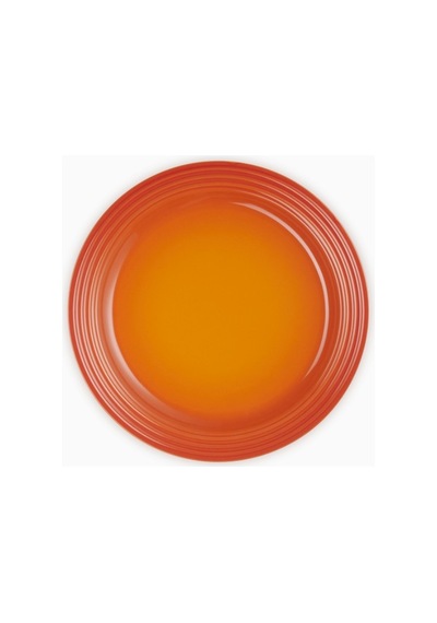 Le Creuset Klasik Dayanıklı Tasarım Seramik Yemek Tabağı 27 Cm Turuncu