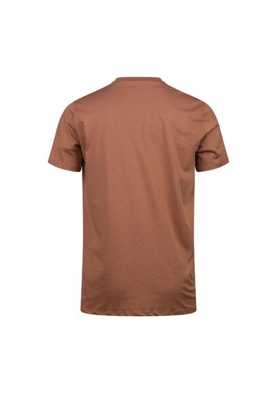 2as Alex Baskılı Erkek Sıfır Yaka T-shirt 047 Kahve