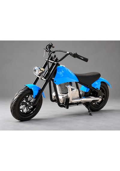 Elektrıklı Mini Chopper 36v 180w 3 Vites 12 Jant 5-9 Yaş Arası Uygundur. Mavi