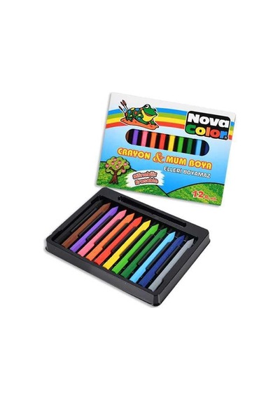 1112 Crayon&mum Boya 12 Li Çok Renkli