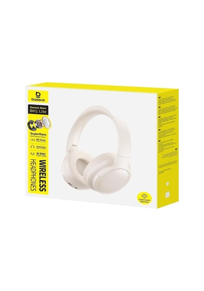Baseus Bass BH1 Lite Bluetooth 6.0 Kulak Üstü Kulaklık
