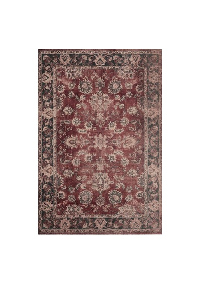 Kartela Halı Lino Halı Jüt Taban Dokuma Halı Bordo - 180 X 270 Cm
