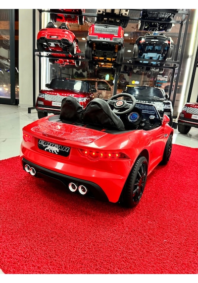 Jaguar Akülü Araba 12 Volt 0-6 Yaş Kırmızı