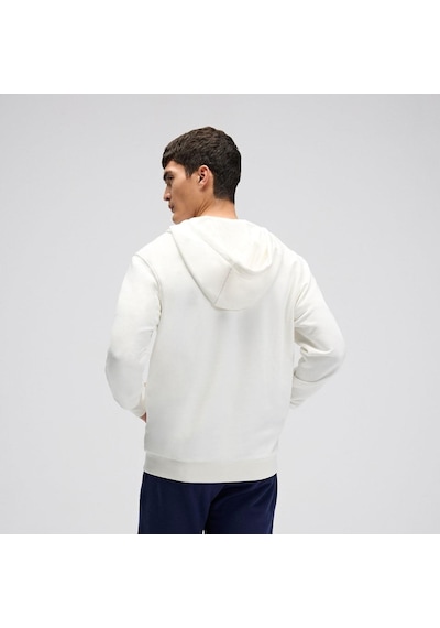 Ellesse Em581-of Fermuarlı Kapüşonlu Erkek Sweatshirt - Kırık Beyaz Kırık Beyaz