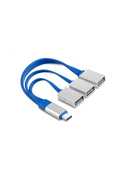 Alfais Al 4346 Type C To Usb 3.0 Çevirici Çoklayıcı 3 Port Adaptö