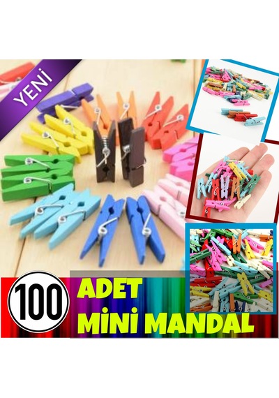 100 Adet Mini Mandal-Minik Mandal-Dekoratif Süsleme