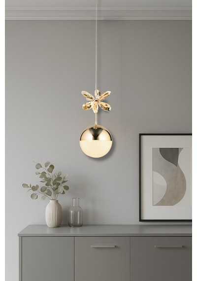 Ahenk Modern Gold Avize Yatak Odası - Hol - Salon Gold